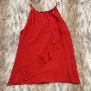 Banana Republic Red Ruffle Women's Top